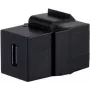 SHIVERPEAKS S/CONN maximum connectivity USB-C 3.1 Keystone adaptér, 10Gbps, zásuvka na zásuvku, čierny (08-10040)