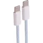 SHIVERPEAKS USB-C nabíjací kábel, USB 2.0, 240W PD, modrý pletený textil, 1m BS14-22021