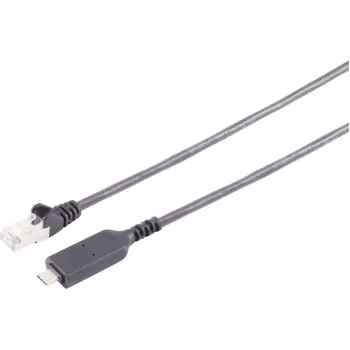 SHIVERPEAKS USB-C na RJ45 Gigabit Ethernet adaptérový kábel, 5m, čierna (13-51055)