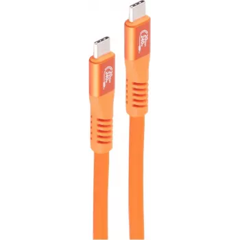 SHIVERPEAKS USB-C na USB-C kábel 3.2 Gen 2 240W PD 1m oranžový BS14-77027
