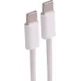 SHIVERPEAKS USB-C na USB-C nabíjací kábel 2.0 240W biely textil 1 m BS14-22026
