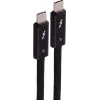 SHIVERPEAKS USB-C na USB-C Thunderbolt 5 UltraFlex kábel, 240W, 2m, čierny BS13-75035