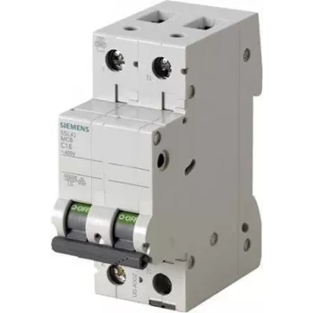 Siemens 5SL4516-6 2-pólový 16 A C-charakteristika istič, 230/400 V AC, 6 kA