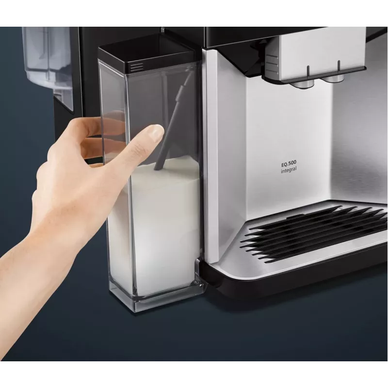 Siemens EQ.500 TQ507R03 plnoautomatický kávovar, 1,7 l, titánovo sivý