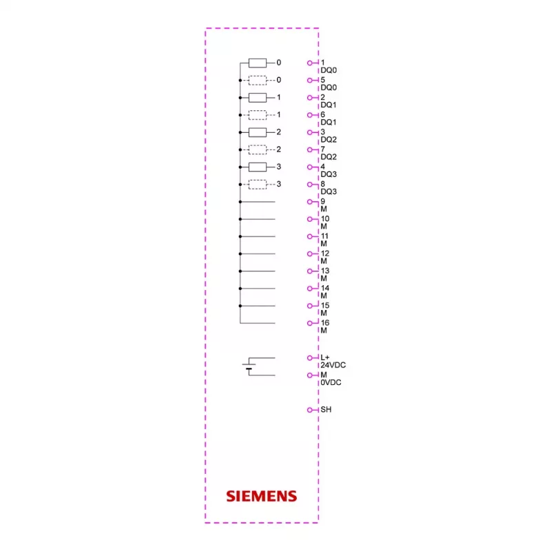 SIEMENS SIMATIC ET 200SP digitálny výstupný modul DQ 4x24VDC/2A ST (6ES7132-6BD21-0BA0)