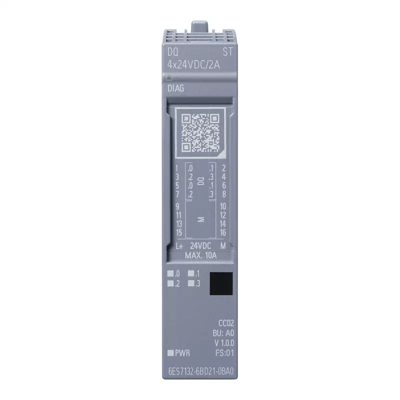 SIEMENS SIMATIC ET 200SP digitálny výstupný modul DQ 4x24VDC/2A ST (6ES7132-6BD21-0BA0)