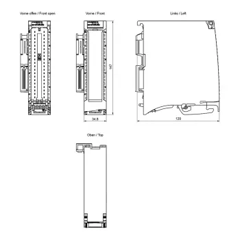 Siemens SIMATIC S7-1500 analógový vstupný modul AI 8xU/I/RTD/TC 16 Bit - 6ES7531-7KF00-0AB0