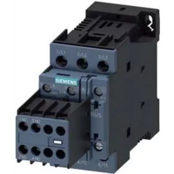 SIEMENS SIRIUS 3RT2026-1BB44 stýkač, 3-pólový, 25 A, 11 kW, 24 V DC cievka, skrutkové svorky