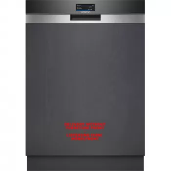 SIEMENS SN57TS00CE iQ700 plne integrovaná umývačka riadu (brúsená nerezová oceľ/čierna, 60 cm, Home Connect)