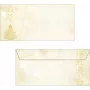 SIGEL DU083 Graceful Christmas Dlhé obálky DIN, lepiace, 90 g/m², 50 kusov