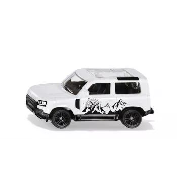 SIKU Land Rover Defender 90 (biela/čierna) mierka 1:16 odliatok