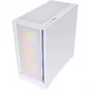 SILENTWARE Flow 110 ARGB biela temperované sklo Mid-Tower skriňa