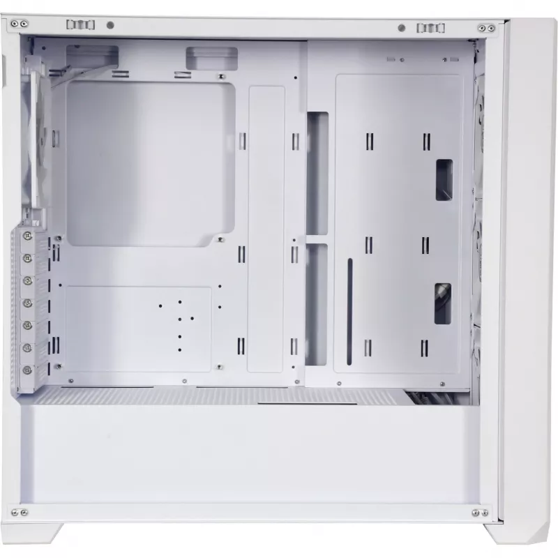 SILENTWARE Flow 110 ARGB biela temperované sklo Mid-Tower skriňa