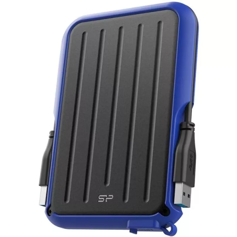 Silicon Power Armor A66 1TB externý pevný disk USB 3.2 Gen 1, robustný, IPX4 odolný proti striekajúcej vode, čierna s červenými akcentmi