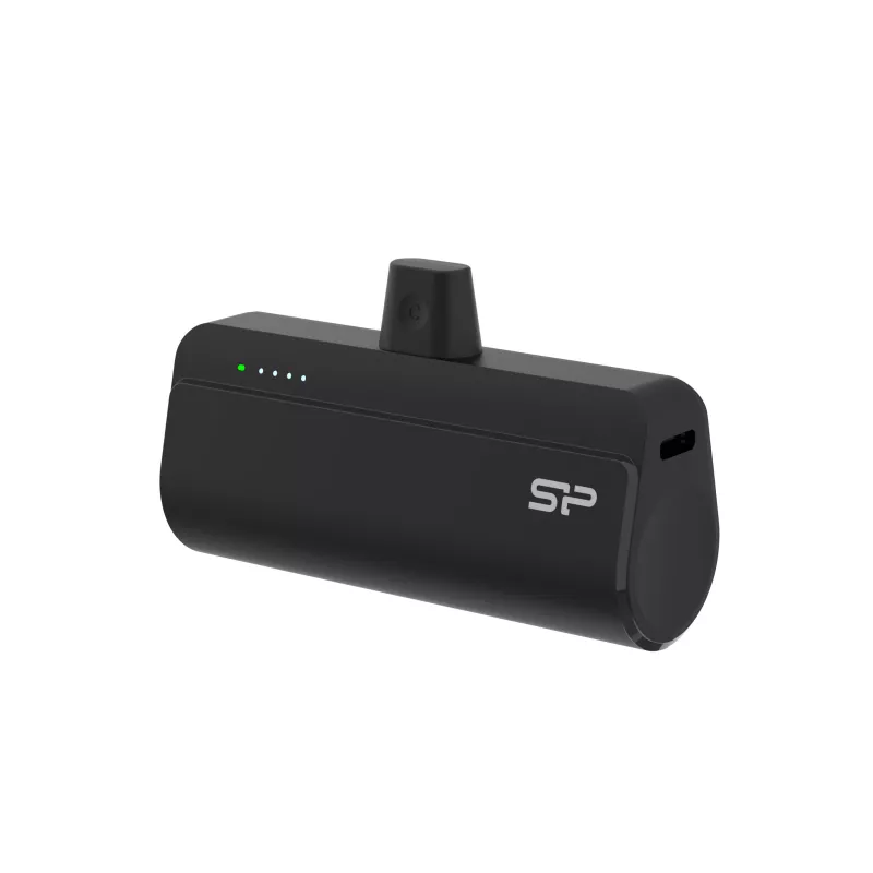Silicon Power QD50 powerbanka, 5000 mAh, USB-C, čierna (SP5K0MAPBKQD500K)