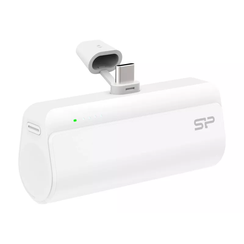 Silicon Power QD50 powerbanka, 5000 mAh, USB-C, biela (SP5K0MAPBKQD500W)