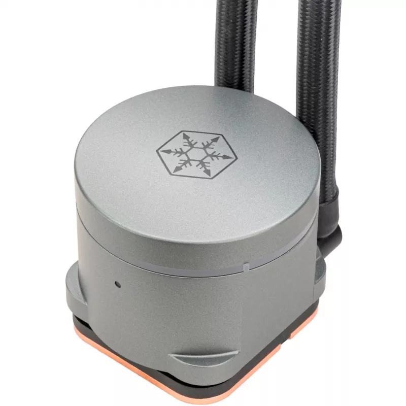 SilverStone Hailstone 360 čierny all-in-one kvapalinový chladič CPU 360mm ARGB