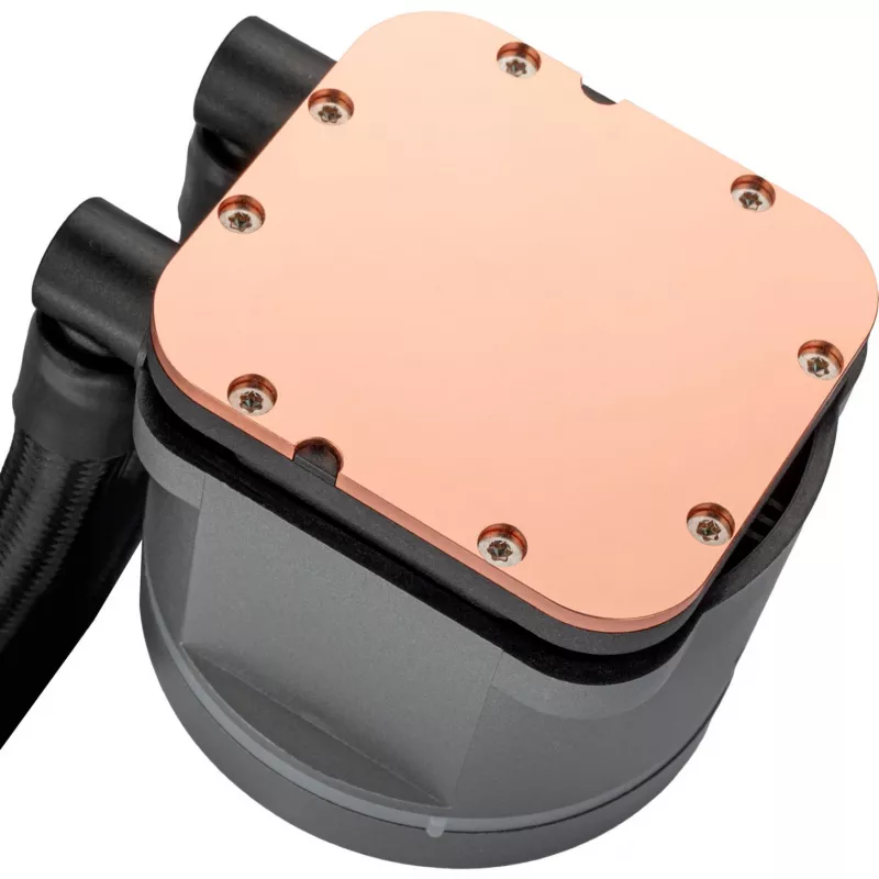 SilverStone Hailstone 360 čierny all-in-one kvapalinový chladič CPU 360mm ARGB