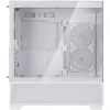 SilverStone Lucid 05 biela 270° panoramatické sklo Mid-Tower skriňa