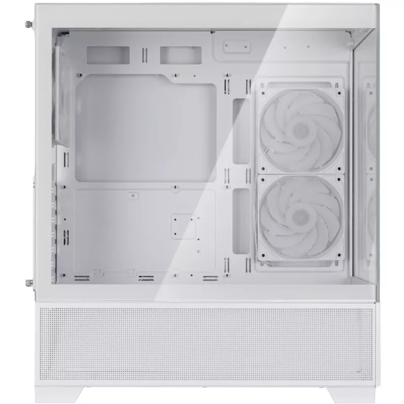 SilverStone Lucid 05 biela 270° panoramatické sklo Mid-Tower skriňa