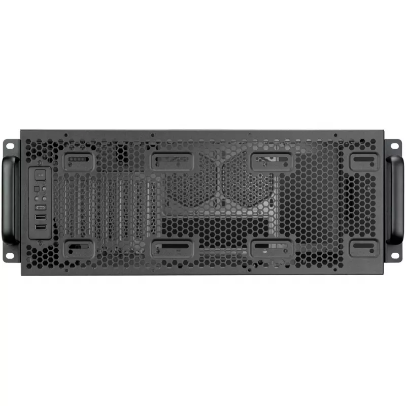 SilverStone RM4A 4U Rackmount serverová skriňa, SSI-EEB, Mesh - tmavosivá
