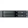 SilverStone SST-FS202B-V2 2-bay 3,5 palcový SATA hot-swap rám pre 5,25 palcovú pozíciu - čierna