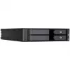 SilverStone SST-FS202B-V2 2-bay 3,5 palcový SATA hot-swap rám pre 5,25 palcovú pozíciu - čierna