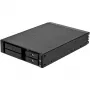 SilverStone SST-FS202B-V2 2-bay 3,5 palcový SATA hot-swap rám pre 5,25 palcovú pozíciu - čierna