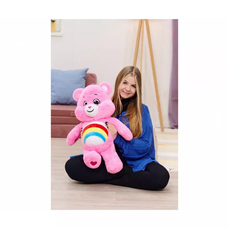 SIMBA-DICKIE Care Bears Cheer Bear plyšový 60 cm ružový dúhový