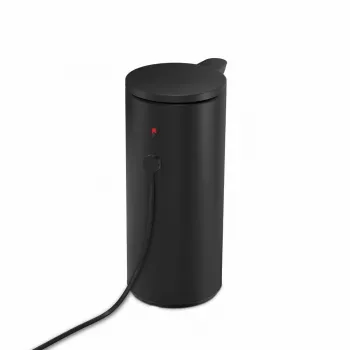simplehuman ST1084 senzorový dávkovač mydla, čierna nerez, 266 ml, bezkontaktný automatický, infračervený pohybový senzor, nastaviteľné množstvo, pumpa neupchávajúca sa, odolný voči odtlačkom prstov