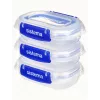 Sistema Plastics 881523 Obdĺžniková nádoba 0,18L Transparentná 88mm