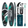 SKATINGER sivý športový nafukovací paddleboard 350x89x15 cm