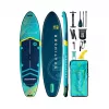 SKATINGER Prana Light Blue nafukovacie SUP board 350x89x15 yoga
