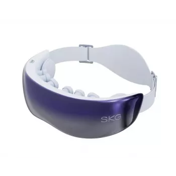 SKG KS700-E masážny prístroj na oči so vzduchovým tlakom, teplom a Bluetooth – biela