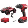 SKIL príklepová vŕtačka-skrutkovač + RC auto, 1x2Ah 18V