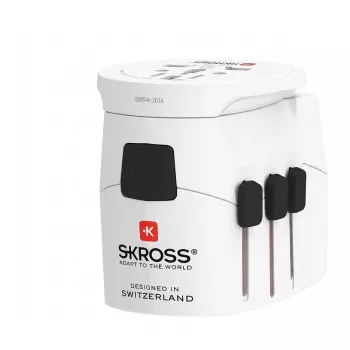 SKROSS Pro Light biely cestovný adaptér
