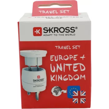SKROSS World Adapter MUV USB 1.500231C-E – 2x USB, 1575W Max, biela