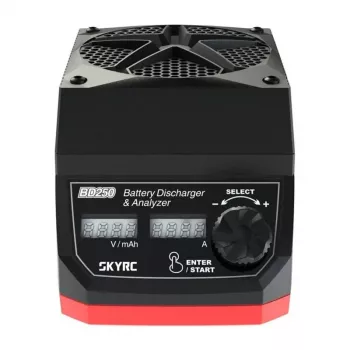 SkyRC BD250 analyzátor a vybíjač batérií