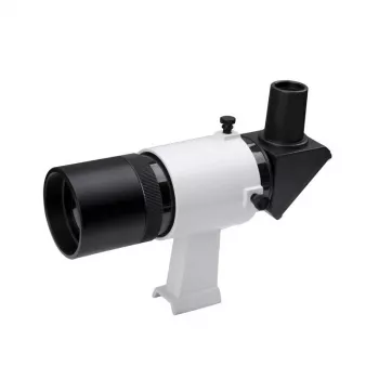 Skywatcher 9x50 hľadáčik s uhlovým nástavcom Straight 90 (čierny)