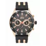 SLAZENGER MAN SL96076203 pánske analógové quartzové hodinky 48mm modrý ciferník hnedý kožený remienok