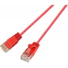 Wirewin Cat.6 SLIM-Light U/UTP patch kábel, 0,5 m, červený (PKW-LIGHT-K6 0.5 RT)