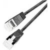 Wirewin Cat 6a U/FTP Slim Ethernet patch kábel, RJ45, čierny, 2,0 m PKW-LIGHT-STP-K6A 2.0 SW