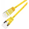 Wirewin PKW-LIGHT-STP-K6A 3.0 GE Cat 6a U/FTP Slim Okrúhly prepojovací kábel, 3,0 m, žltý, PoE