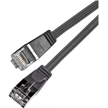 Wirewin Cat6 U/FTP Slim Ethernet patch kábel 0,5 m čierny PKW-STP-SLIM-KAT6 0.5 SW