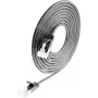 Wirewin Light patch kábel okrúhly U/FTP Cat 6a čierny 0,5m štíhly flexibilný PoE (PKW-LIGHT-STP-K6A 0.5 SW)