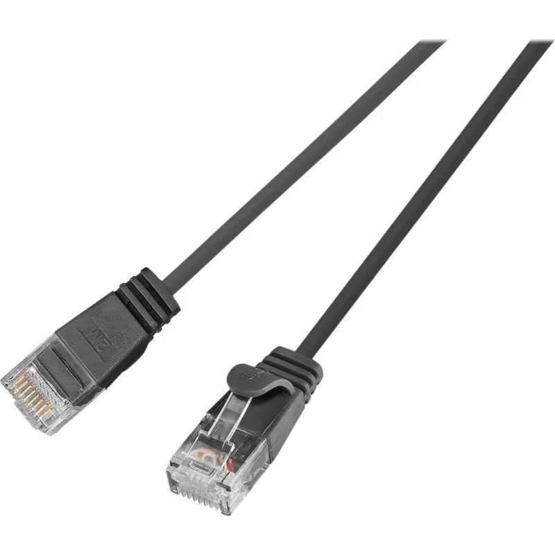 Wirewin PKW-LIGHT-K6 3.0 SW - Cat.6 Slim-Light patch kábel, U/UTP, 3,0 m, čierny