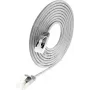 Wirewin PKW-LIGHT-STP-K6A 0.5 Cat 6a U/FTP Slim Okrúhly prepojovací kábel, 0,5 m, sivý, PoE