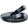 Wirewin SLIM S6 015 SW - Cat.6 SLIM patch kábel, STP(PIMF), 0,15 m, čierny (PKW-STP-SLIM-KAT6 0.15 SW)
