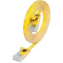 Wirewin SLIM U6 5 GE - Cat.6 Slim patch kábel, U/UTP, 5,0 m, žltý PKW-SLIM-KAT6 5.0 GE