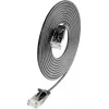 Wirewin SLIM UL6 10 SW - Cat.6 SLIM-Light patch kábel, U/UTP, 10 m, čierny PKW-LIGHT-K6 10.0 SW